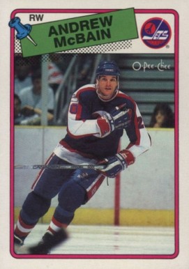 1988 O-Pee-Chee Andrew McBain #105 Hockey Card