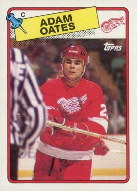 1988 Topps Adam Oates #161 Hockey Card