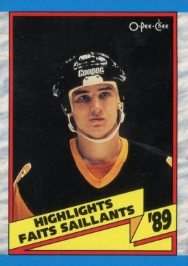 1989 O-Pee-Chee Mario Lemieux #327 Hockey Card