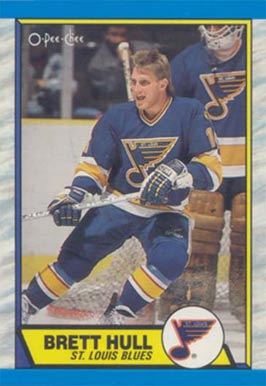 1989 O-Pee-Chee Brett Hull #186 Hockey Card