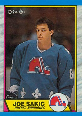 1989 O-Pee-Chee Joe Sakic #113 Hockey Card