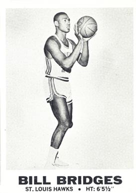 1968 Topps Test Bill Bridges #16 Basketball Card