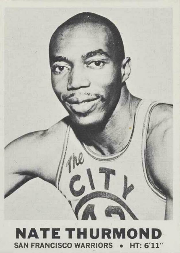 1968 Topps Test Nate Thurmond #13 Basketball Card