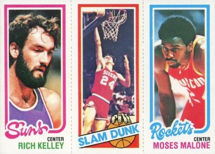 1980 Topps Kelley/Jones/Malone #83 Basketball Card