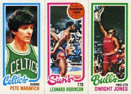 1980 Topps Maravich/Robinson/Jones #102 Basketball Card