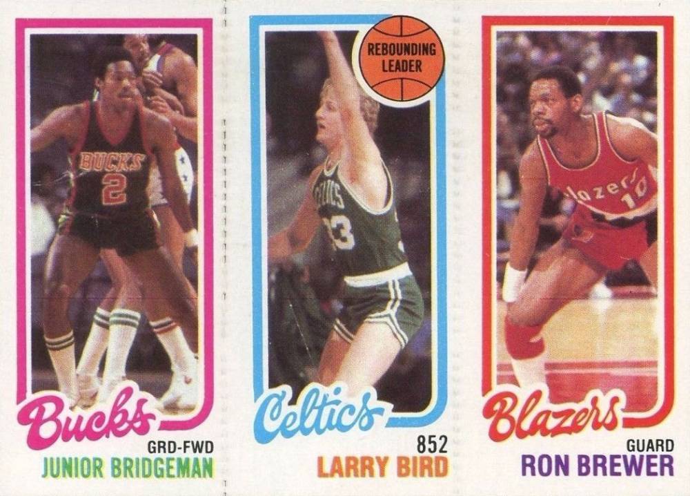 1980 Topps Bridgeman/Bird/Brewer #21 Basketball Card