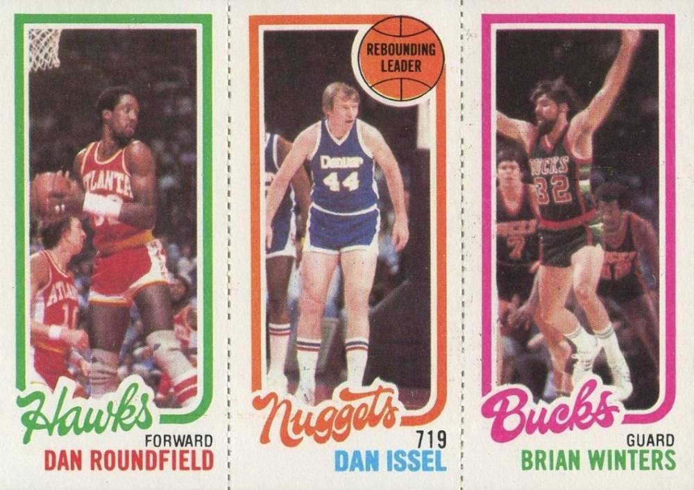 1980 Topps Roundfield/Issel/Winters # Basketball Card