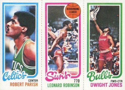 1980 Topps Parish/Robinson/Jones #126 Basketball Card