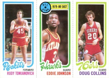 1980 Topps Tomjanovich/Johnson/Collins #156 Basketball Card