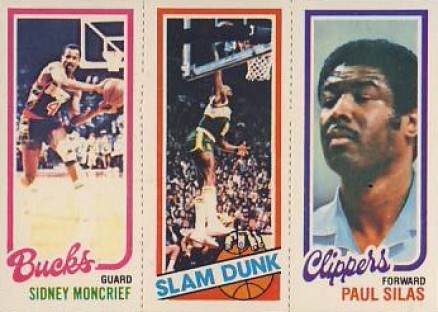1980 Topps Moncrief/Shelton/Silas #110 Basketball Card