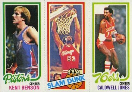 1980 Topps Benson/Gilmore/Jones #13 Basketball Card