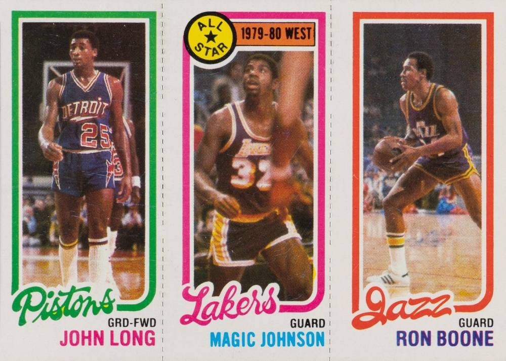 1980 Topps Long/Johnson/Boone # Basketball Card