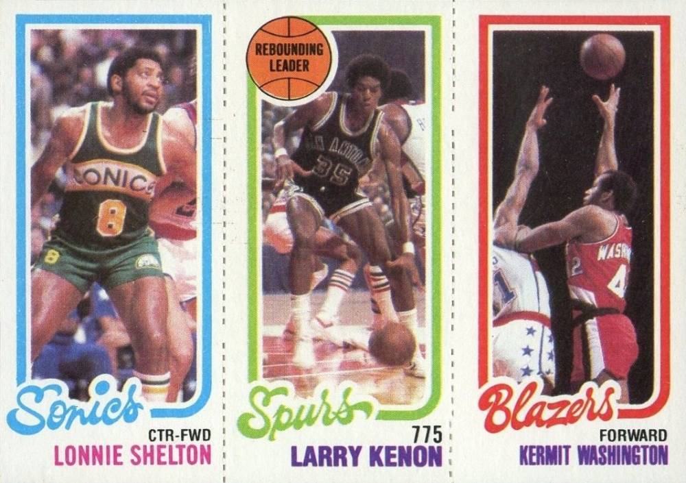 1980 Topps Shelton/Kenon/Washington #151 Basketball Card