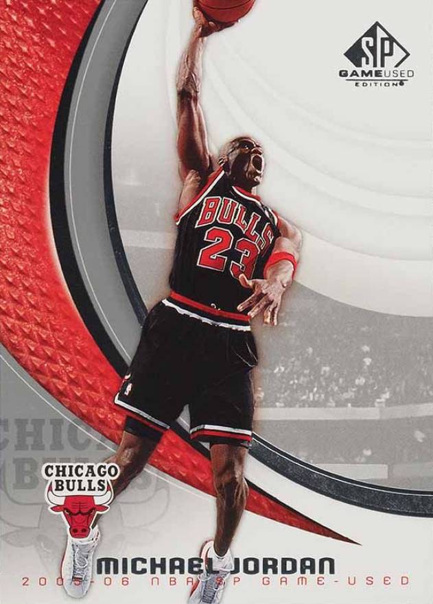 2005 SP Game Used Michael Jordan #12 Basketball Card