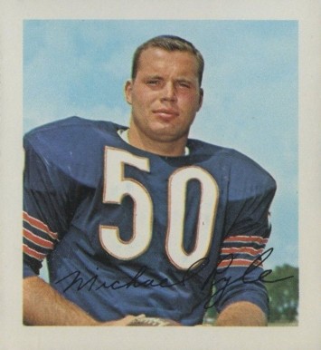 1964 Wheaties Stamps Michael Pyle # Football Card