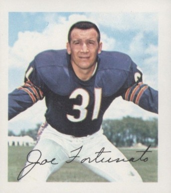1964 Wheaties Stamps Joe Fortunato # Football Card