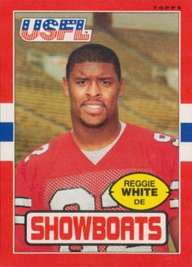1985 Topps USFL Reggie White #75 Football Card