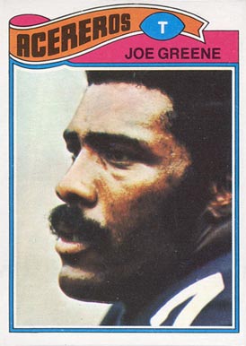 1977 Topps Mexican Joe Greene #405 Football Card
