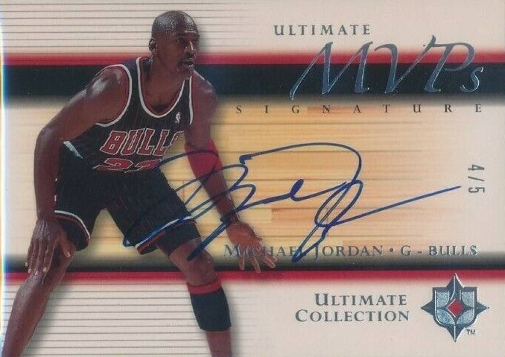 2005 Ultimate Collection MVP's Signature Michael Jordan #MVP-MJ1 Basketball Card