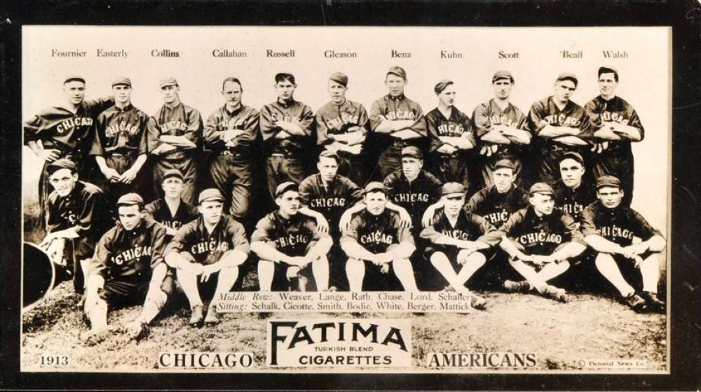 1913 Fatima Team Cards Chicago Americans # Baseball Card