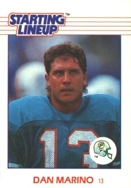 1988 Kenner Starting Lineup Dan Marino #87 Football Card