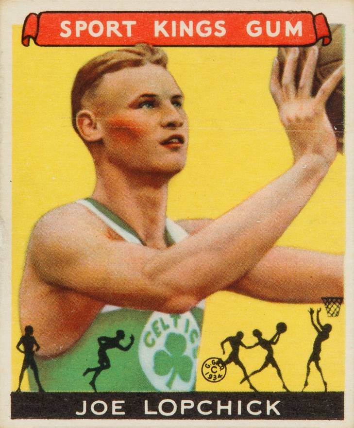 1933 Goudey Sport Kings Joe Lopchick #32 Basketball Card