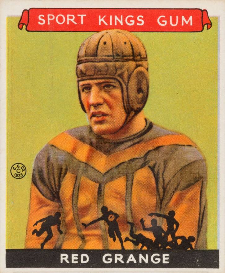 1933 Sport Kings Red Grange #4 Football Card