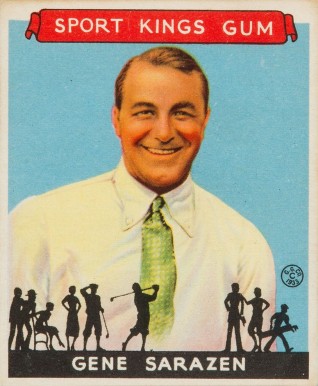 1933 Sport Kings Gene Sarazen #22 Golf Card