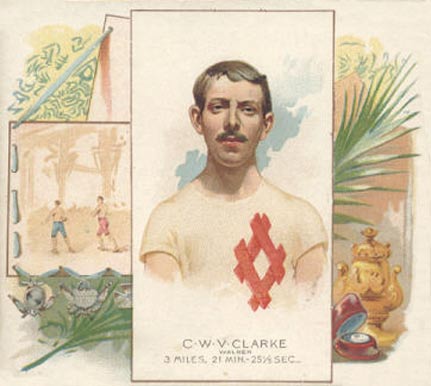 1889 Allen & Ginter C.W. V. Clarke #7 Other Sports Card