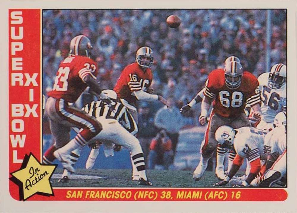 1985 Fleer Team Action Super Bowl XIX #86 Football Card