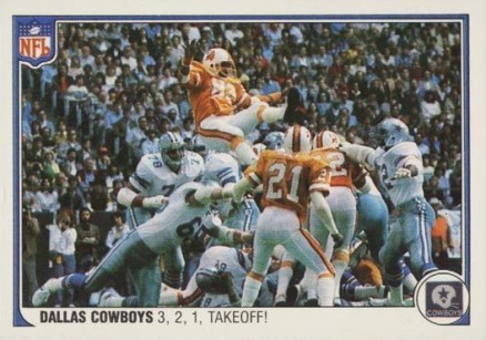 1983 Fleer Team Action Cowboys-3-2-1 Takeoff! #14 Football Card