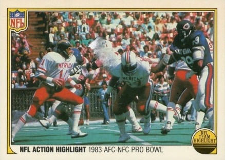 1983 Fleer Team Action AFC-NFC Pre Bowl #74 Football Card