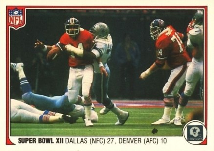 1983 Fleer Team Action Super Bowl XII #68 Football Card