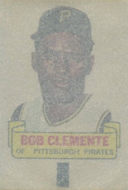 1966 Topps Rub-Offs Bob Clemente #18 Baseball Card