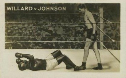 1923 The Rocket Famous Knock-Outs Willard vs. Johnson #11 Other Sports Card