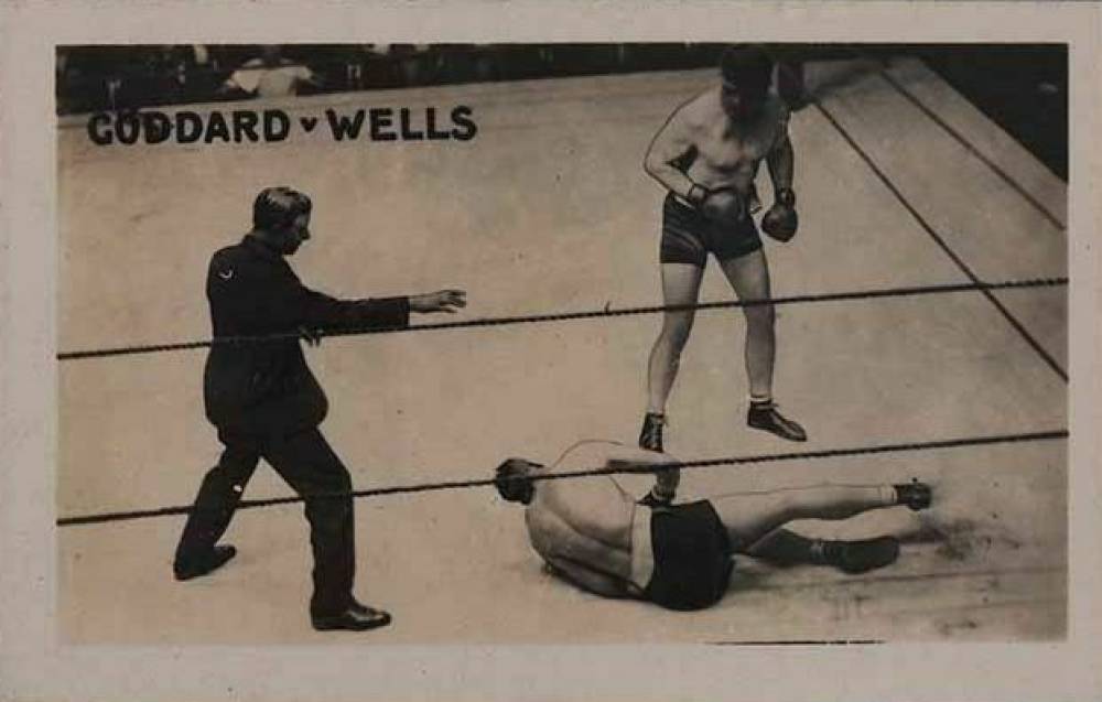1923 The Rocket Famous Knock-Outs Goddard vs. Wells #4 Other Sports Card