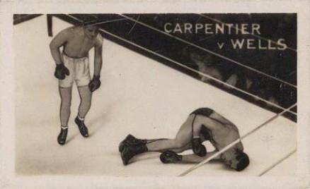 1923 The Rocket Famous Knock-Outs Carpentier vs. Wells #10 Other Sports Card
