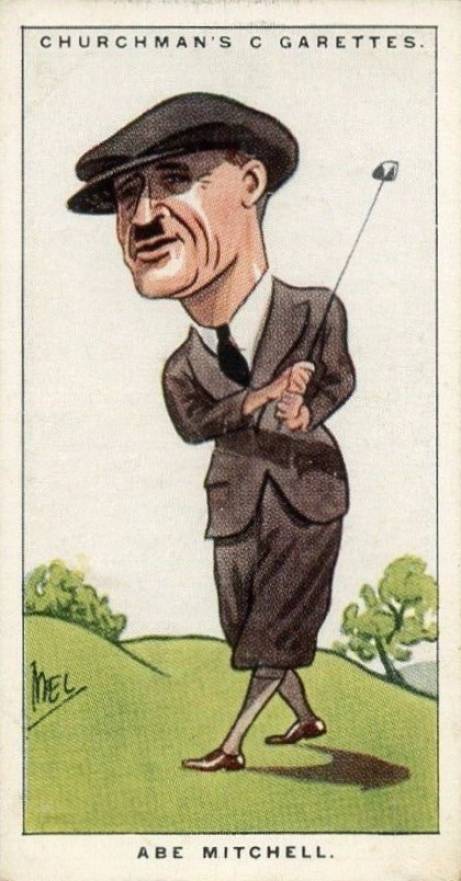 1928 W.A. & A.C. Churchman Men of the Moment-Small Abe Mitchell #29 Other Sports Card