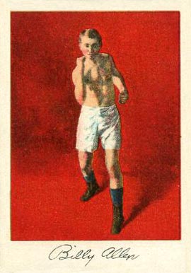 1910 Khedivial Co. Prize Fight Series No.102 Billy Allen # Other Sports Card