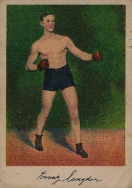 1910 Khedivial Co. Prize Fight Series No.102 Tommy Langdon # Other Sports Card