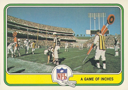 1981 Fleer Team Action Game Of Inches #83 Football Card