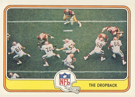 1981 Fleer Team Action The Dropback #85 Football Card