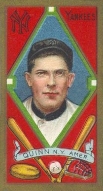1911 Gold Borders Broadleaf Back Jack Quinn #170 Baseball Card