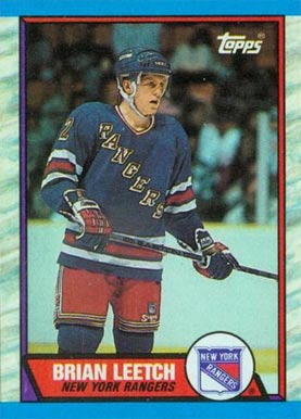 1989 Topps Brian Leetch #136 Hockey Card