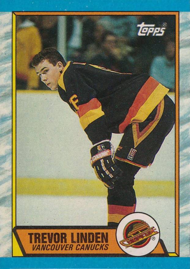 1989 Topps Trevor Linden #89 Hockey Card