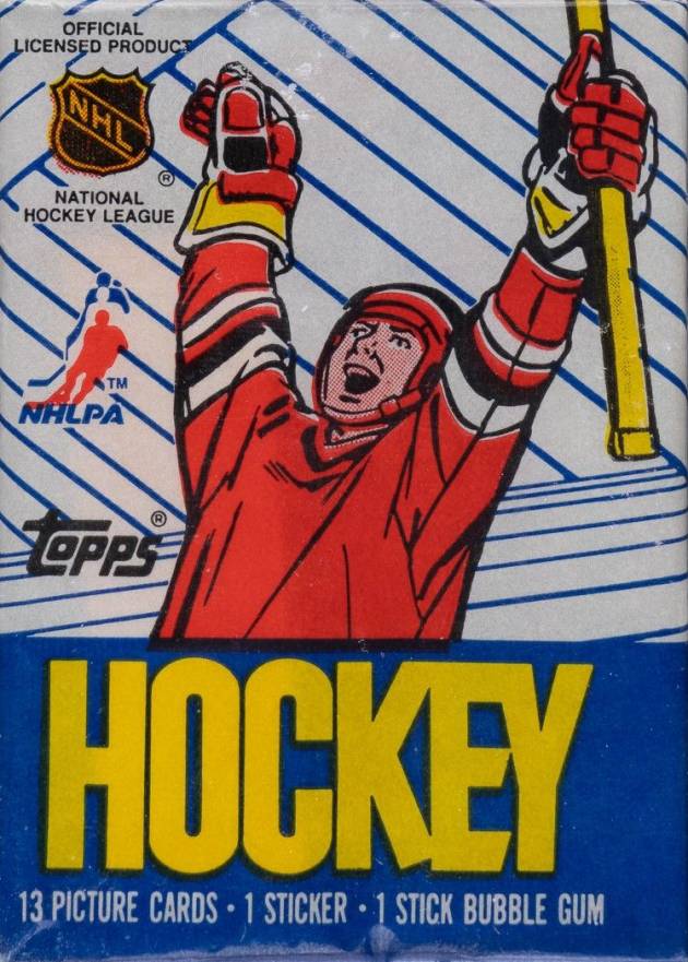 1989 Topps Wax Pack #WP Hockey Card