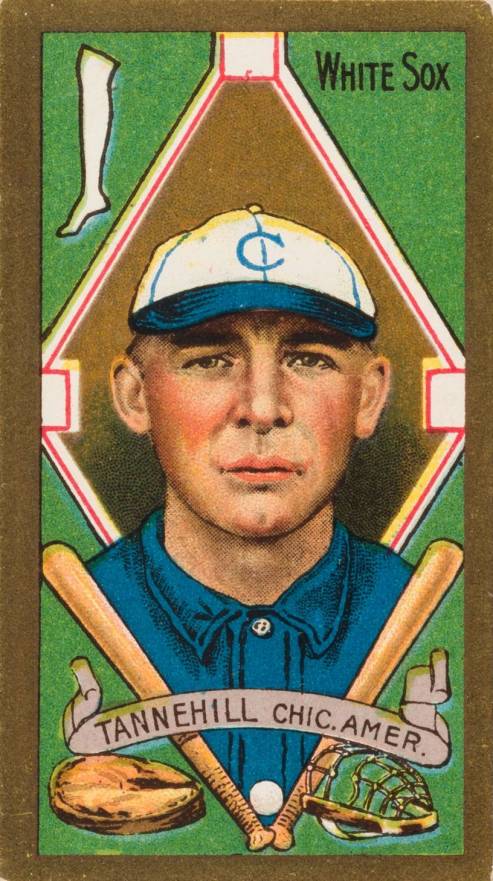 1911 Gold Borders Lee Tannehill #199 Baseball Card