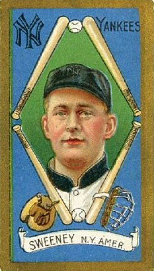 1911 Gold Borders Jeff Sweeney #198 Baseball Card