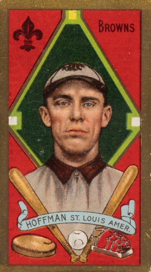 1911 Gold Borders Danny Hoffman #98 Baseball Card