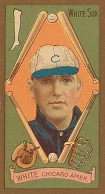 1911 Gold Borders Doc White #211 Baseball Card
